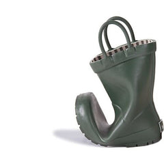 Stivali da Pioggia in Gomma - Foderati in Cotone - Verde Opaco Mr.Tiggle  