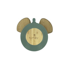 Piatto con cucchiaio in Bambù Mirko il Topo Ecomikro  