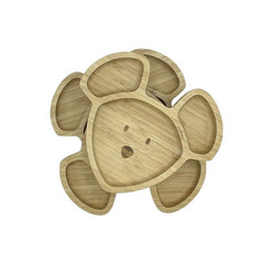 Piatto con cucchiaio in Bambù Mirko il Topo Ecomikro  