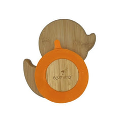 Piatto con cucchiaio in Bambù Papera Ecomikro  