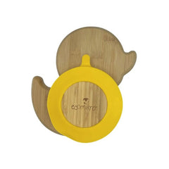 Piatto con cucchiaio in Bambù Papera Ecomikro  