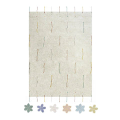 Tappeto Gioco - Wildflowers - Natural - Cotone - Collezione Planet Bee - 120 x 160 cm Lorena Canals  