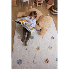 Tappeto Gioco - Wildflowers - Natural - Cotone - Collezione Planet Bee - 120 x 160 cm Lorena Canals  