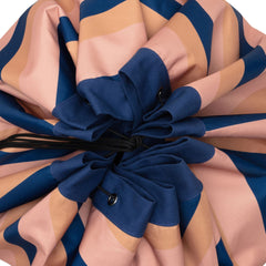 Sacco impermeabile porta giochi e tappeto 2 in 1 Mokka Stripes Play&go  