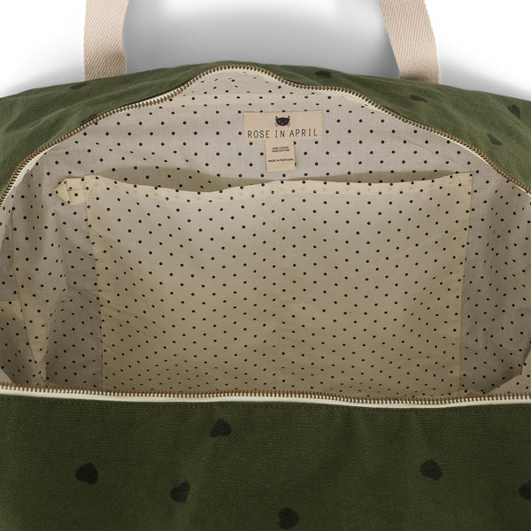 Borsa cambio con cuori - Kaki Rose in April  