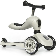 Monopattino e Triciclo 2in1 Highwaykick 1, Grigio Cenere Scoot and Ride  