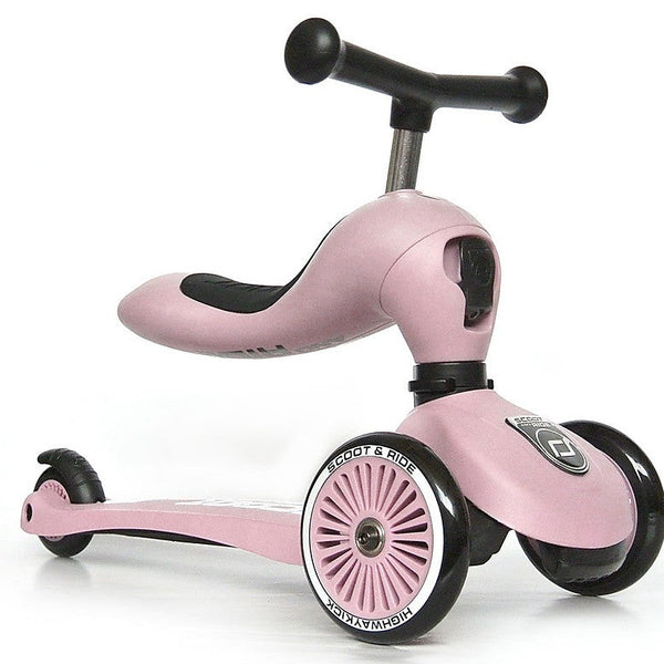 Monopattino e Triciclo 2in1 Highwaykick 1, Rosa Scoot and Ride  