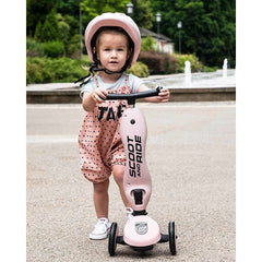 Monopattino e Triciclo 2in1 Highwaykick 1, Rosa Scoot and Ride  