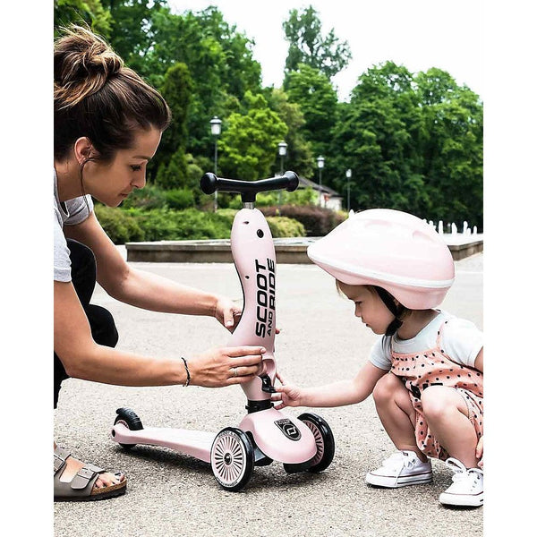 Monopattino e Triciclo 2in1 Highwaykick 1, Rosa Scoot and Ride  