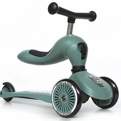 Monopattino e Triciclo 2in1 Highwaykick 1, Verde Foresta Scoot and Ride  