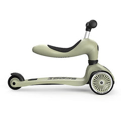 Monopattino e Triciclo 2in1 Highwaykick 1 - Verde Oliva Scoot and Ride