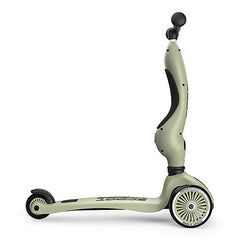 Monopattino e Triciclo 2in1 Highwaykick 1 - Verde Oliva Scoot and Ride