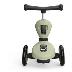 Monopattino e Triciclo 2in1 Highwaykick 1 - Verde Oliva Scoot and Ride