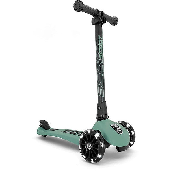 Monopattino Richiudibile Highwaykick 3 LED - Verde Foresta Scoot and Ride