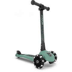 Monopattino Richiudibile Highwaykick 3 LED - Verde Foresta Scoot and Ride