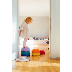 Set 6 Elementi Impilabili + Tavola - Rainbow Set Classic  