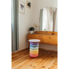 Set 6 Elementi Impilabili + Tavola - Rainbow Set Pastel  