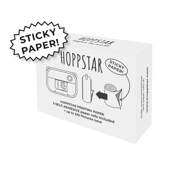 Rotolini carta ADESIVA per macchina Artist Hoppstar