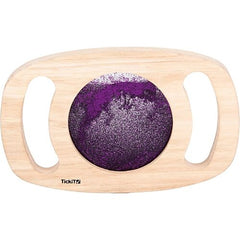 Gioco Sensoriale in Legno - con Pannello Glitterato - Viola TickiT