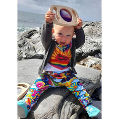 Gioco Sensoriale in Legno - con Pannello Glitterato - Viola TickiT