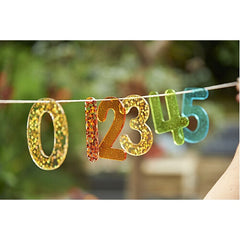 Set 14 Numeri Glitterati per Pannello Luminoso - TickiT  