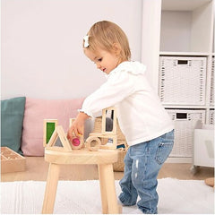 Set Gioco Rainbow Blocks - 24 Blocchi e 4 Forme - in Legno - TickiT  