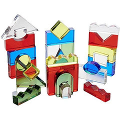 Set Gioco Sensoriale - Colour Crystal Block - 15 Carte di Ispirazione - TickiT  