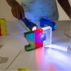 Set Gioco Sensoriale - Colour Crystal Block - 15 Carte di Ispirazione - TickiT  