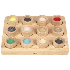 Set Gioco Sensoriale e di Abbinamento - Touch & Match Board - 12 Pedine - TickiT  