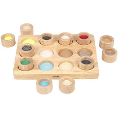 Set Gioco Sensoriale e di Abbinamento - Touch & Match Board - 12 Pedine - TickiT  