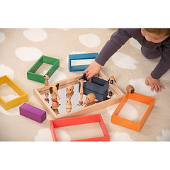 Vassoio a Specchio - per il Gioco ed il Linguaggio - Legno Massello da Foreste Sostenibili - TickiT  