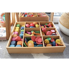 Vassoio di Smistamento - 7 Vani - Legno Massello da Foreste Sostenibili Tickit