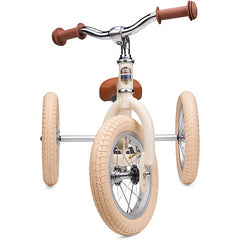 Preordine Bici 2 in 1 Crema Vintage Opaco + Kit Terza Ruota per Convertirla in Triciclo - Trybike