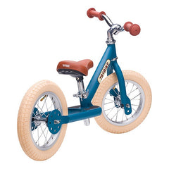 Preordine Balance bike - Bici Senza Pedali Vintage - Blu Opaco - dai 15 mesi! - Trybike