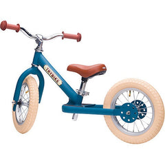 Preordine Balance bike - Bici Senza Pedali Vintage - Blu Opaco - dai 15 mesi! - Trybike