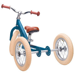 Preordine Balance bike - Bici Senza Pedali Vintage - Blu Opaco - dai 15 mesi! - Trybike