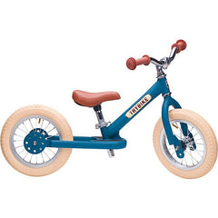 Preordine Balance bike - Bici Senza Pedali Vintage - Blu Opaco - dai 15 mesi! - Trybike