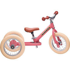 Preordine Balance bike -Bici Senza Pedali Vintage - Rosa Opaco - dai 15 mesi! - Trybike