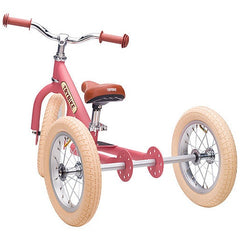 Preordine Balance bike -Bici Senza Pedali Vintage - Rosa Opaco - dai 15 mesi! - Trybike