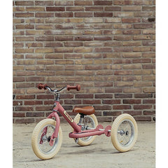 Preordine Balance bike -Bici Senza Pedali Vintage - Rosa Opaco - dai 15 mesi! - Trybike