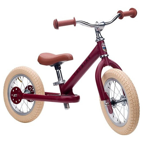 Balance bike - Bici Senza Pedali Vintage - Rosso Opaco - dai 15 mesi! - Trybike