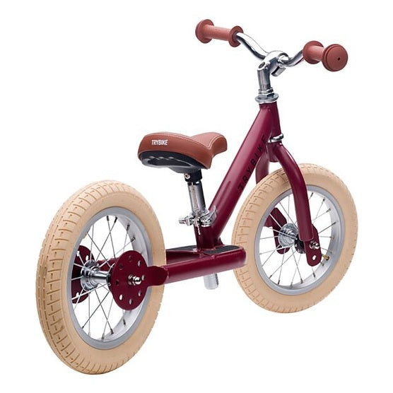 Balance bike - Bici Senza Pedali Vintage - Rosso Opaco - dai 15 mesi! - Trybike