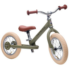 Bici Senza Pedali Vintage - Verde Opaco - dai 15 mesi! Trybike  