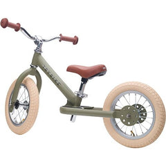 Bici Senza Pedali Vintage - Verde Opaco - dai 15 mesi! Trybike  