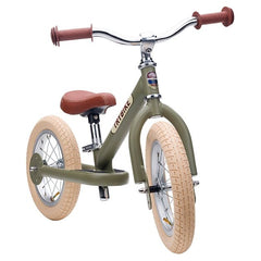 Bici Senza Pedali Vintage - Verde Opaco - dai 15 mesi! Trybike  